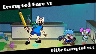 Corrupted Hero v2, FNF Pibby Corrupted v1.5 [Optimized]