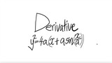 derivative y^2 = 4a(x+a sin(x/a))