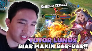 GINI CARA MAIN LUNOX + SHIELD BLOODWINGS DAN LOLITA GEDE BANGET!! - Mobile Legends #MLBBIDCreator