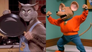 [AI Painting] If Tom and Jerry were a live-action sitcom from the 80s