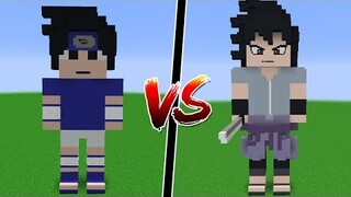 Batalha de Construção: QUEM CONSTRÓI O MELHOR SASUKE! (NARUTO)