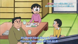 doraemon vietsud hơi gas phóng đại tật xấu - cuộc thi giải bóng né