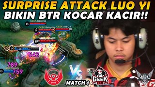 MAKRO GEEK SEIMBANGI  SANG PEMUNCAK KLASEMEN!? - BTR vs GEEK MATCH 1