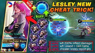 NEW REVAMP LESLEY + NEW VENGEANCE + 6X BLADE ARMOR = (ONE STAND/ONE KILL!!) - EASIEST KILL ON MLBB!