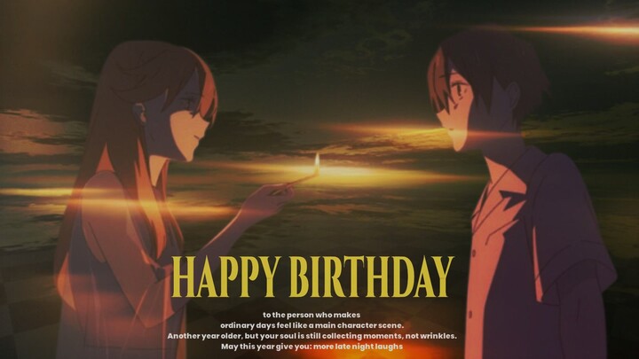 Back Number - Happy birthday/AMV EDIT