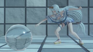 【明日方舟MMD/Cycles渲染】斯卡蒂与气泡球（水底机密战斗录像）