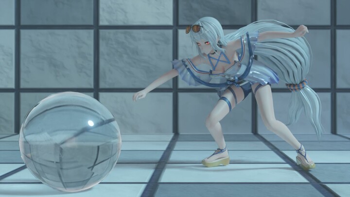 [Arknights MMD/Rendering Siklus] Skadi dan Bola Gelembung (Video Pertempuran Rahasia Bawah Air)