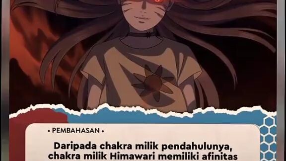 himawari kini telah melampaui para pendahulu jinchuriki kurama termasuk ayahnya(Naruto)