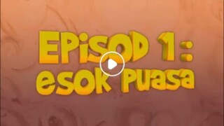 Upin Ipin musim 1 episode 1 Esok Puasa