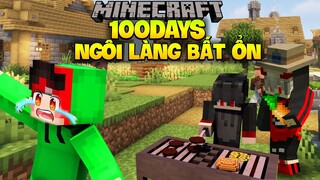 Siêu tóm tắt 100 ngày sống sót khỏi ngôi làng bất ổn đầy nguy hiểm trong minecraft sinh tồn