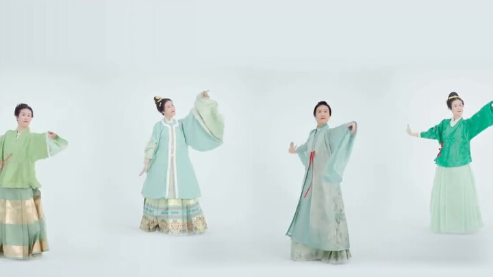Các tiểu mỹ nhân nhà Minh cùng nhau khiêu vũ trong "Trạng thái lễ nghi"