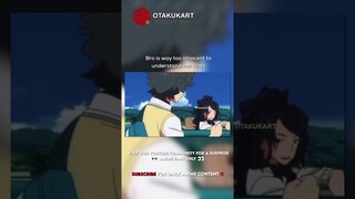 Bro is way too innocent to understand her hints #anime #shorts #animeedits #animememes