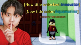 NEW Exclusive Title in Blox Fruits
