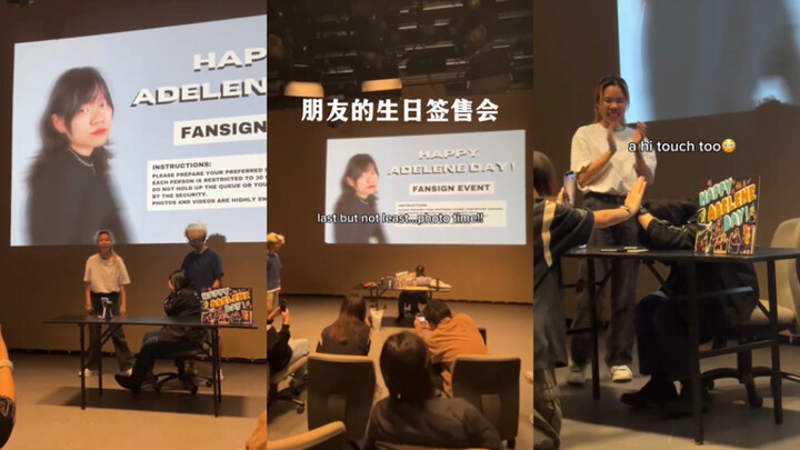 Học được rồi‼️ Tổ chức một buổi ký tặng sinh nhật cho bạn bè đi🎂🤣