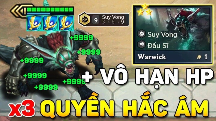 TĂNG VÔ HẠN HP + AP CÀNG ĐÁNH CÀNG MẠNH LÀ CÓ THẬT VỚI WARWICK X3 QUYỀN TRƯỢNG HẮC ÁM _ CÀO CẢ MAP