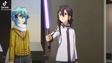 how Kirito loves sword 🗡️ ( gun gale online) Kirito is super strong with sword