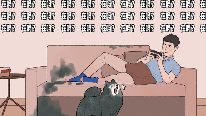 Dog: Dad, say something already!