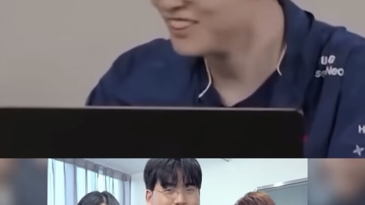 FLYCO watches a short video of Little Lü Bu dancing and can’t keep a straight face—laughing his head