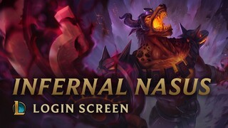 Infernal Nasus | Login Screen - League of Legends