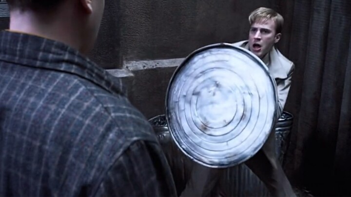 Captain America: I am weak, but I never hide!