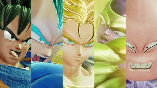Jump Force - All Dragon Ball Characters Ultimate Attacks & Transformations (60FPS)