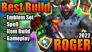 Roger Best Build 2022 | Top 1 Global Roger Build | Roger - Mobile Legends | MLBB