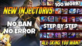 Paano Mag Download Ng Injector V5 All Skin You Want on Mobile *tutorial