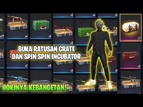 BUKA BUKA LOOT CRATE FREE FIRE !! BUKA RATUSAN CRATE & SPIN SPIN LUCKY ROYALE - Garena Free Fire