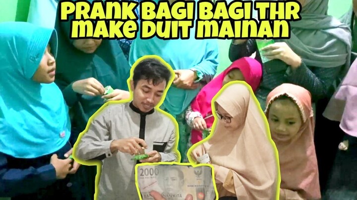 PRANK NGASIH THR DUIT MAINAN KE PONAKAN || KOCAK BANGET ||