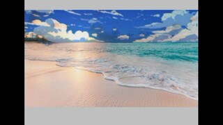 nih yang minta cara membuat latar belakang anime tema pantay