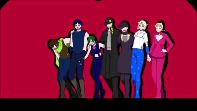 [JOJO Tulisan Tangan] JOJO Depan [Blood World Front ED Wind]