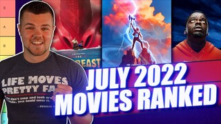 Best and Worst Movies of July 2022 RANKED (Tier List)