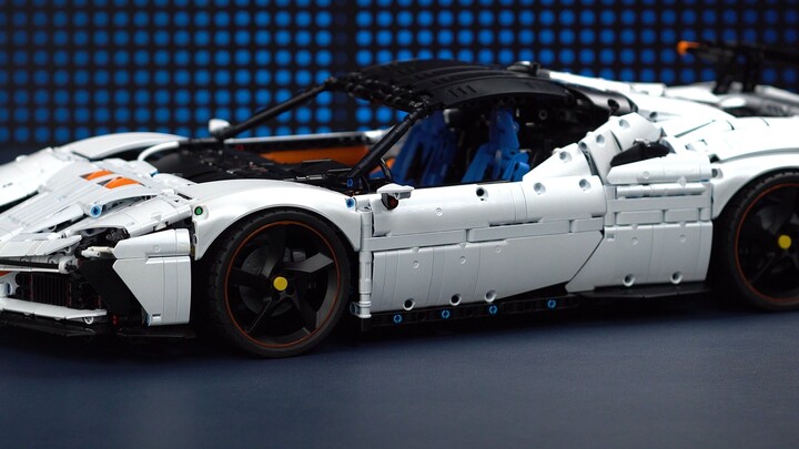 Super flagship LEGO MOC! 1:8 Supercar No. 02, the work of Lego Lao Liang [4K]