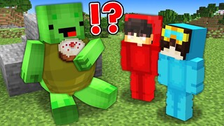 Mikey & Nico and Cash Became FAT in Minecraft Funny Challenge (Maizen Mazien Mizen)