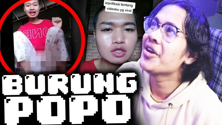 POPO BARBIE CELANA BOLONG ?? KELIATAN BURUNG NYA !!