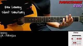 Ikaw Lamang - Silent Sanctuary (Guitar Cover With Lyrics & Chords)