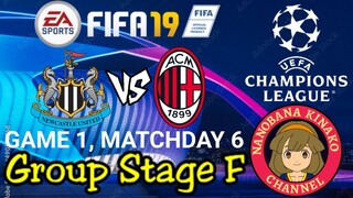 UEFA Champions League | Newcastle United 🏴󠁧󠁢󠁥󠁮󠁧󠁿 VS 🇮🇹 AC Milan (Group F)