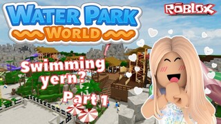 Swimming Yern? | Roblox Water Park World Beta | Tagalog | Cookie Queen Play