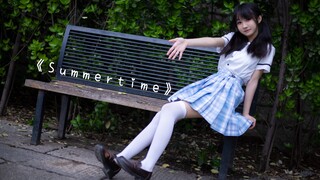 【Fresh】【Summertime】Summer's white stockings and twin tails are perfect for romance♡ Let me take you 