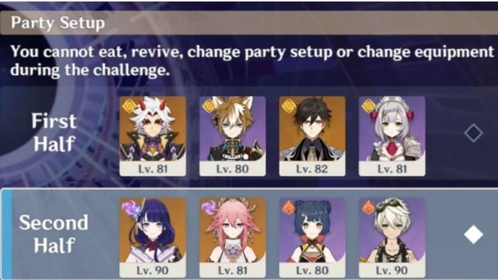 [Genshin Impact] 2.8 Spiral Abyss Floor 12-Itto and Raiden Carry