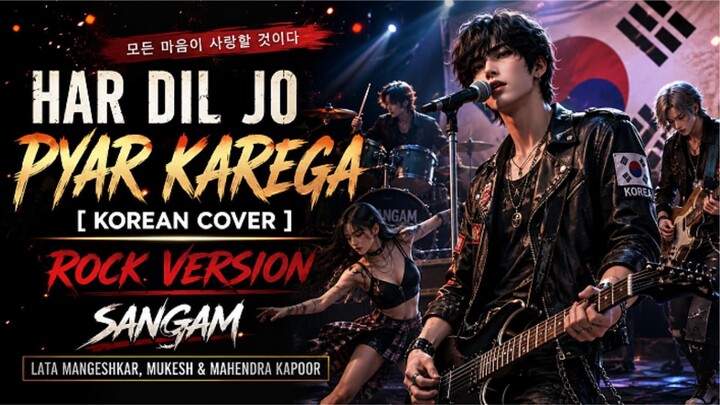 HAR DIL JO PYAR KAREGA - [KOREAN COVER] ROCK VERSION