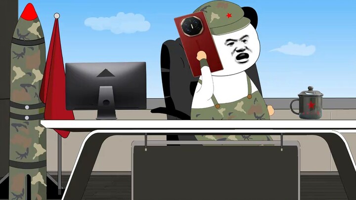 Persian cat and dragon brother talking