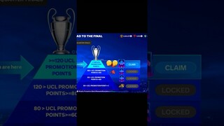 UCL Rewards = 3000💎 + 90-95 OVR Player! #fcmobile #fc24 #fifamobile