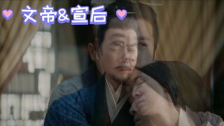 我想文帝除了敬重也是爱着宣后的吧！宣后自请废后时他的不忍，宣后态度坚决时他的欲言又止，宣后弥留之际时他的黯然泪下！🤧🤧🤧