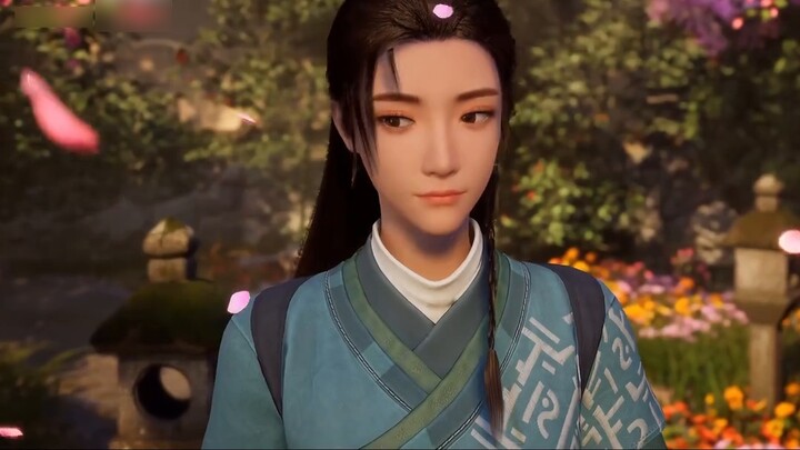 [Chen Qiaoqian's monologue] "I wish this blue shirt would accompany you throughout your life. Don't 