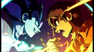 NEW ANIMATION 2022!!! VEGETA VS EREN JAEGER FAN ANIMATION RETURNS (DRAGON BALL Z VS ATTACK ON TITAN)