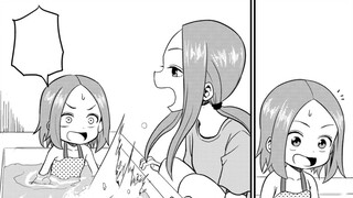 What on earth are Mrs. Nishikata and her daughter doing in the bathtub? ! [The (former) Takagi-san w