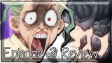 Science Rules - Dr. Stone Episode 3 Anime Review