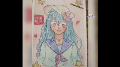 #Min_Art _ Vẽ lại tranh lúc trước và thay đổi phong cách _