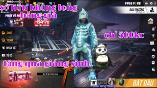 [garena free fire] #128 trải nghiệm ngày hội mua sắm sở hữu khủng long băng giá chỉ 500 kim cương